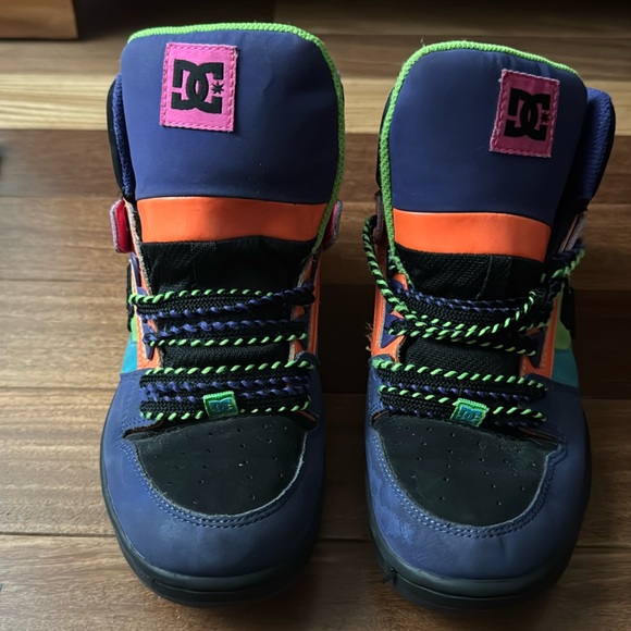 DC neon high tops